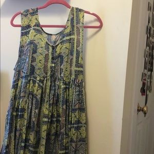 Free People geometric sleeveless shift sundress